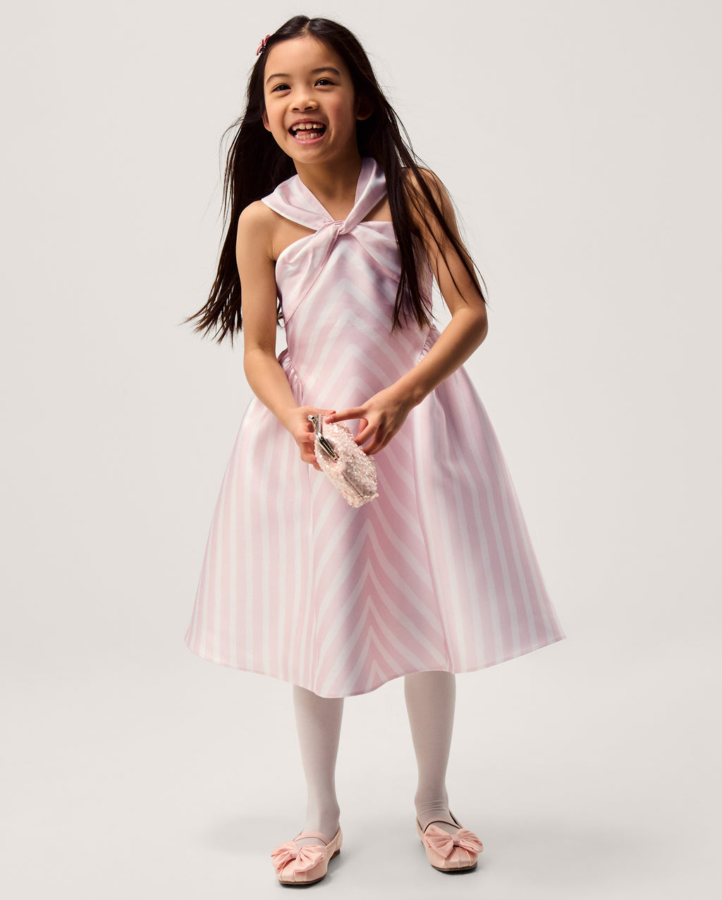 HALJINA - MARNEY STRIPE DUCHESS DRE