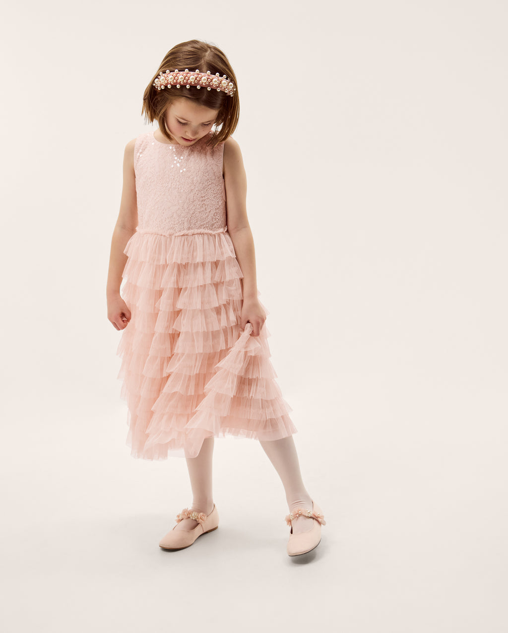 HALJINA - LACEY SEQUIN TAYLOR FRILL