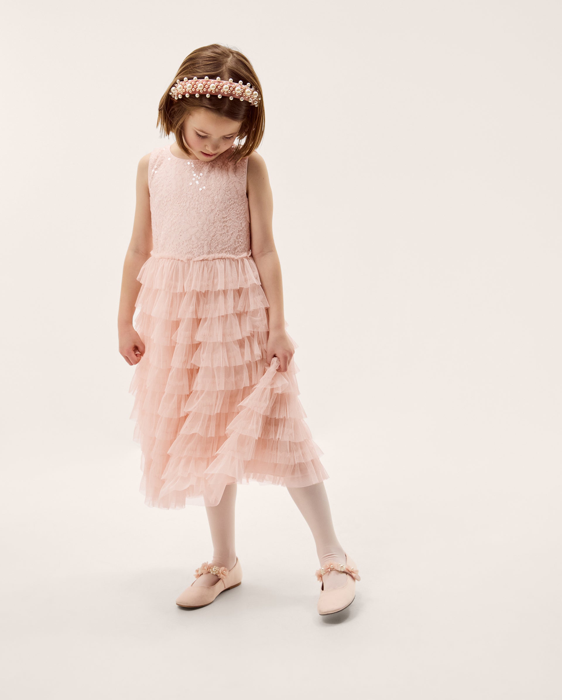 HALJINA - LACEY SEQUIN TAYLOR FRILL