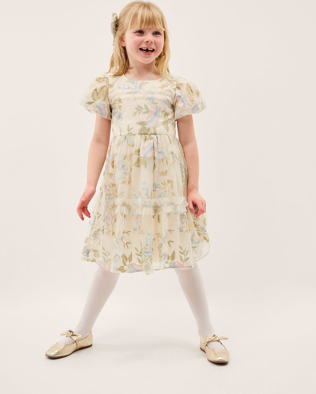 HALJINA - AZALEA RUFFLE EMBROIDERED