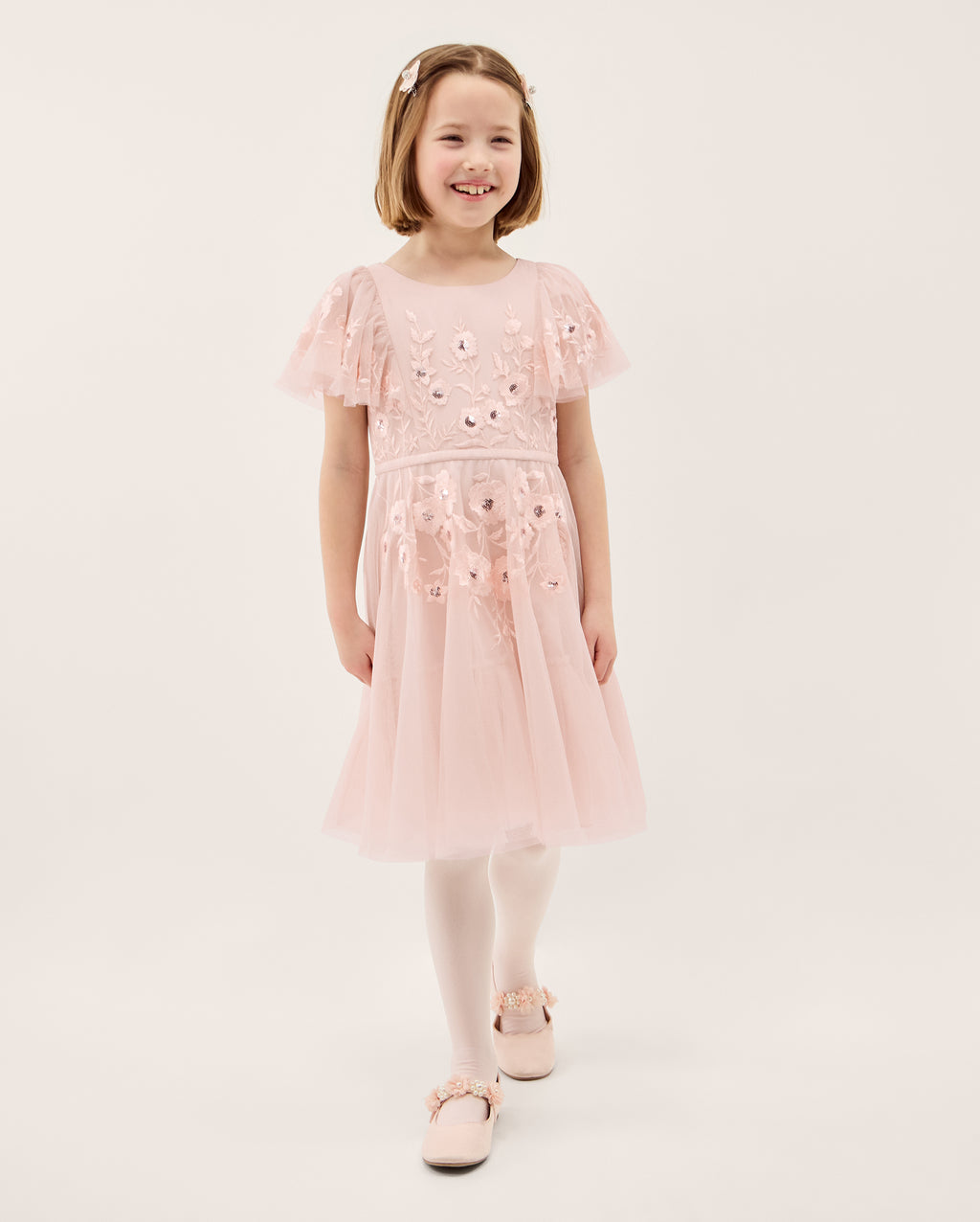 HALJINA - OELENE EMB SKATER DRESS