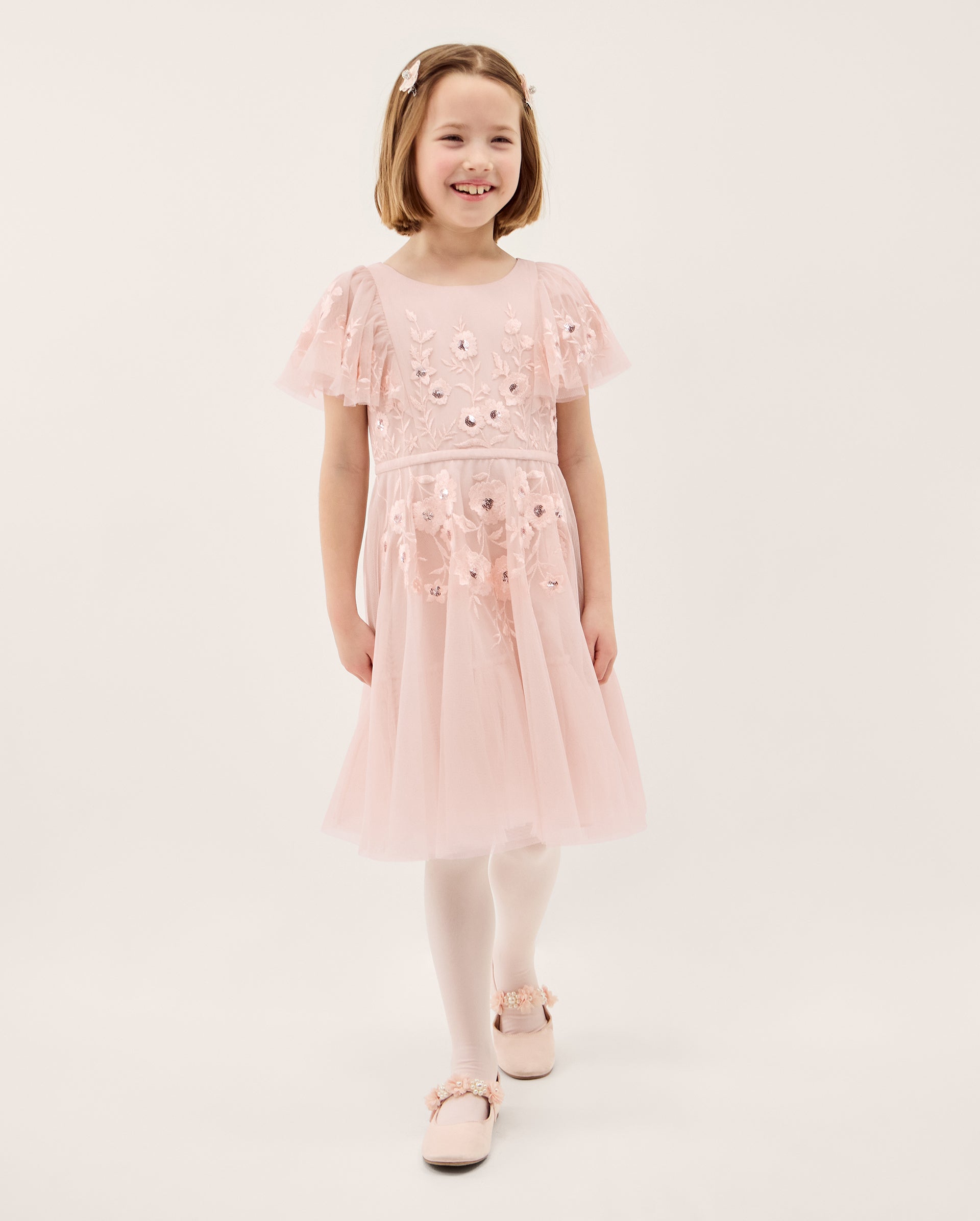 HALJINA - OELENE EMB SKATER DRESS
