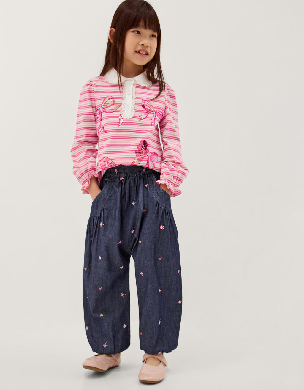 PANTALONE - CHAMBRAY CUFFED AOE HAREE