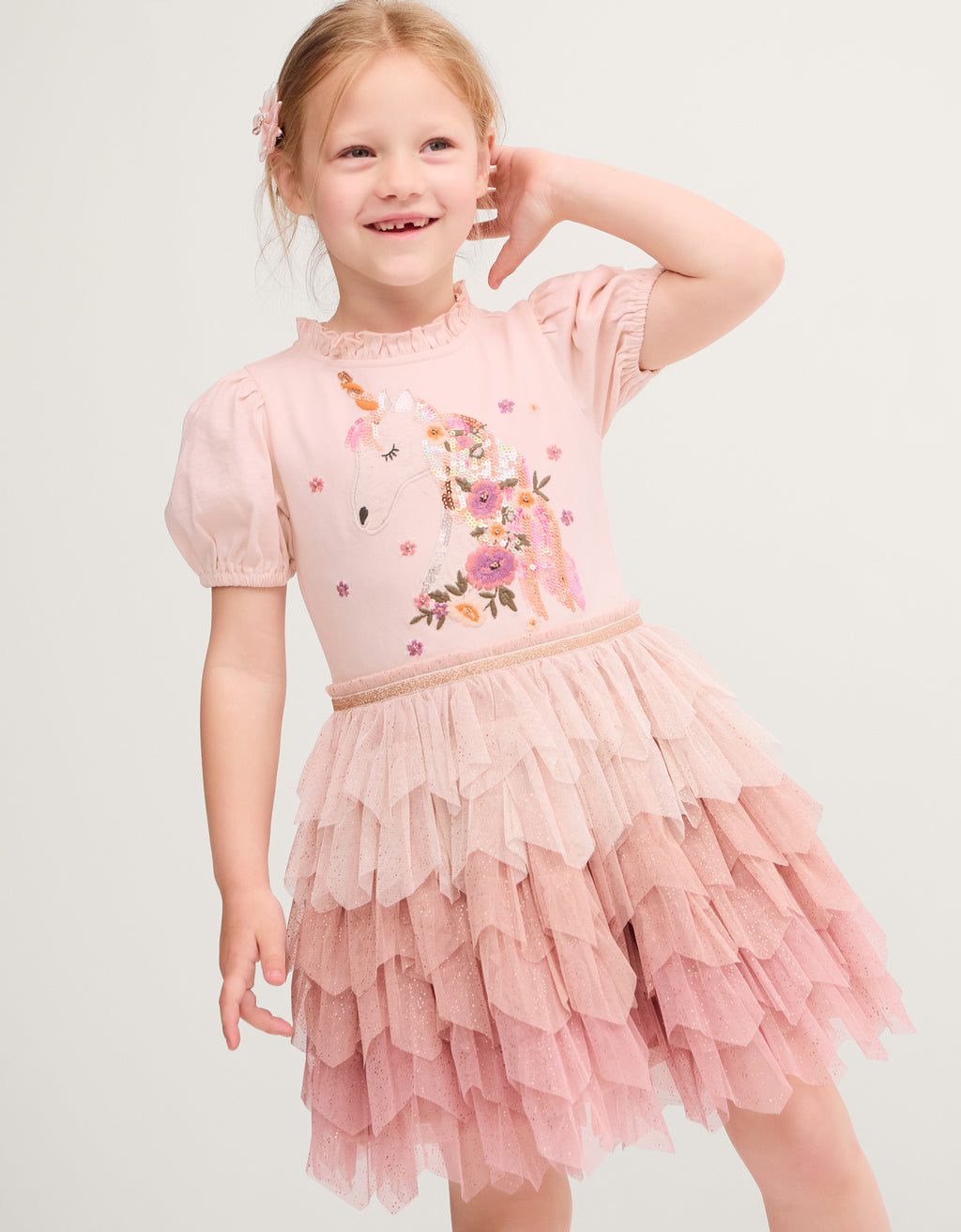 HALJINA - SS UNICORN DISCO DRESS