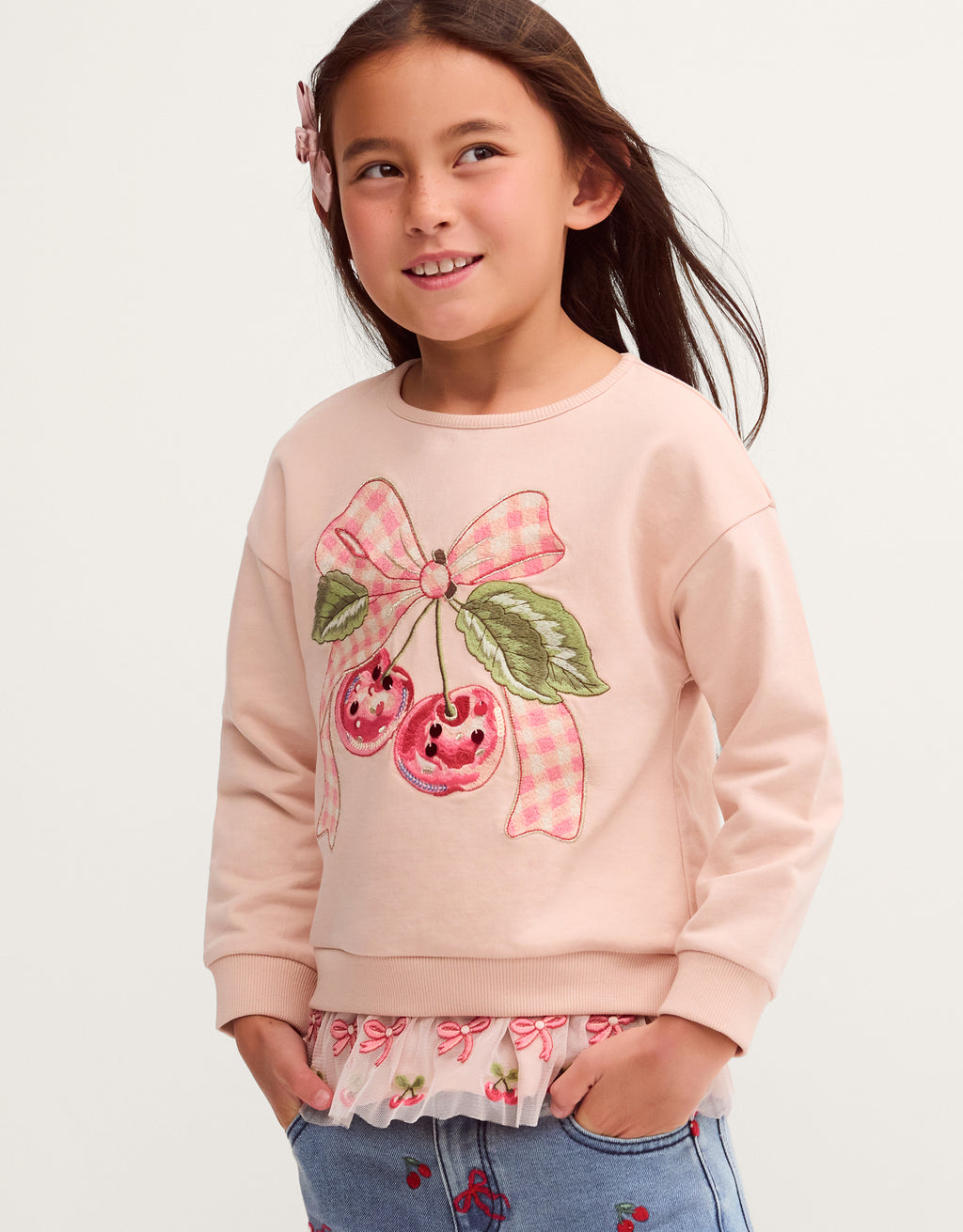 DUKS - MON CHERI PEPLUM SWET TOP
