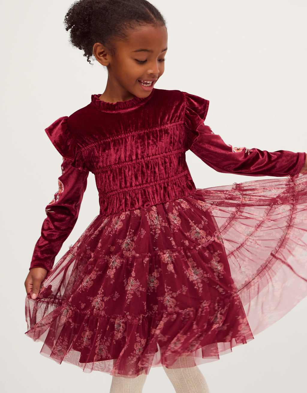 HALJINA - VELVET HYBRID DISCO DRESS