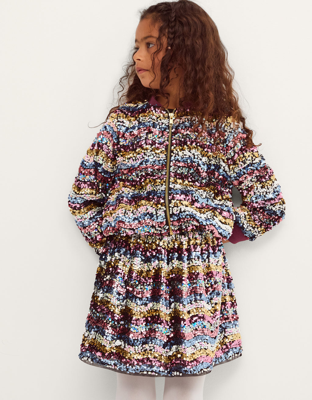 SUKNJA - LE MERAIS WAVY SEQN SKIRT