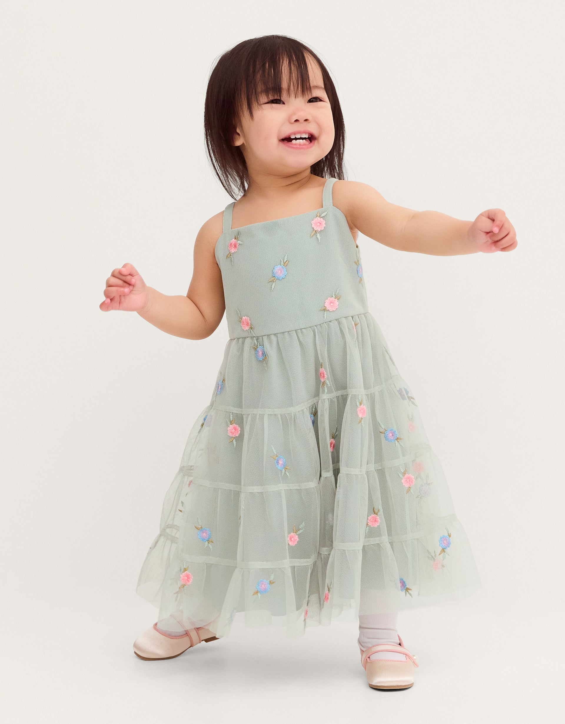 HALJINA - BABY LUNA EMB THEA DRESS