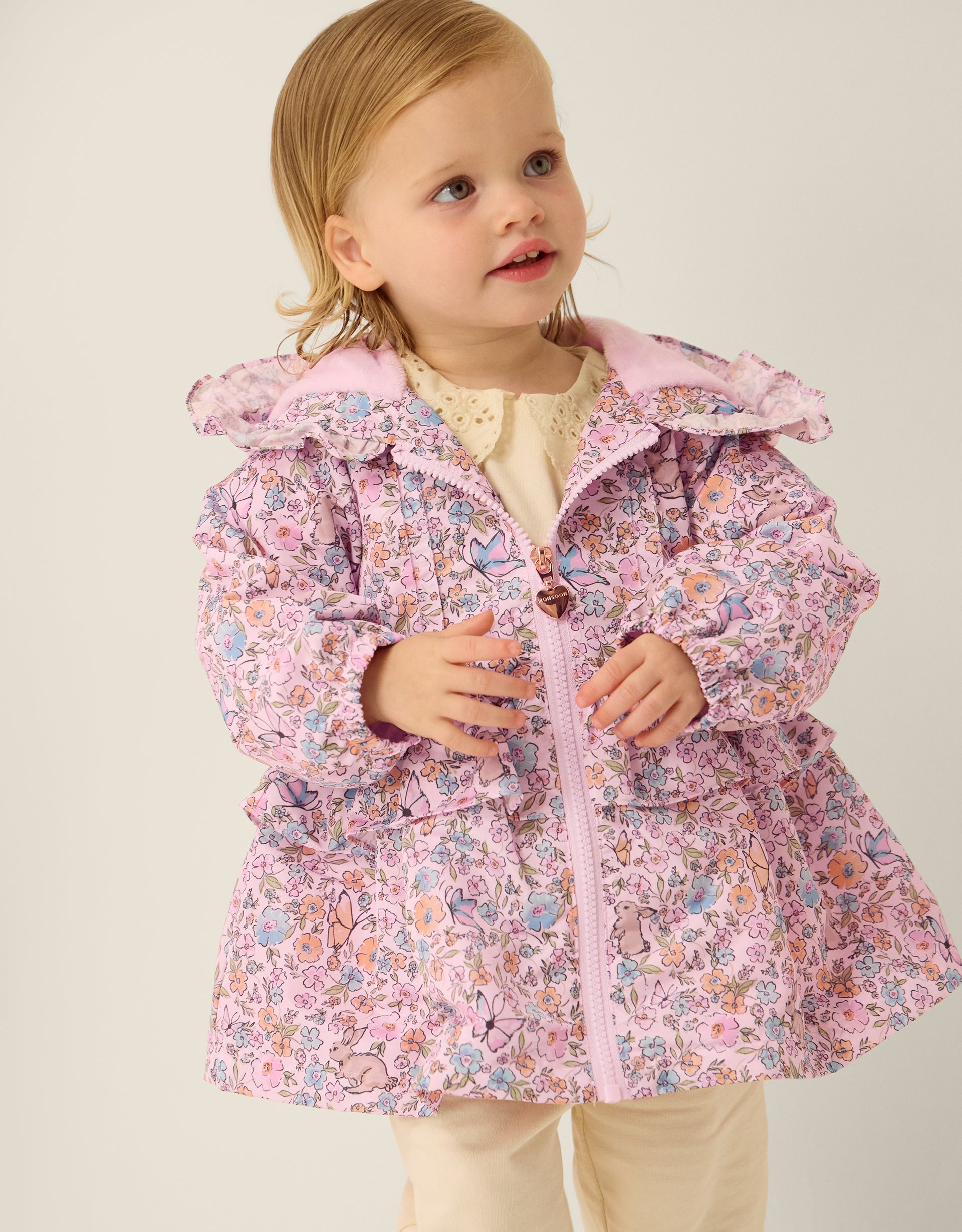 JAKNA - BABY LW BUNNY DITSY PRINT