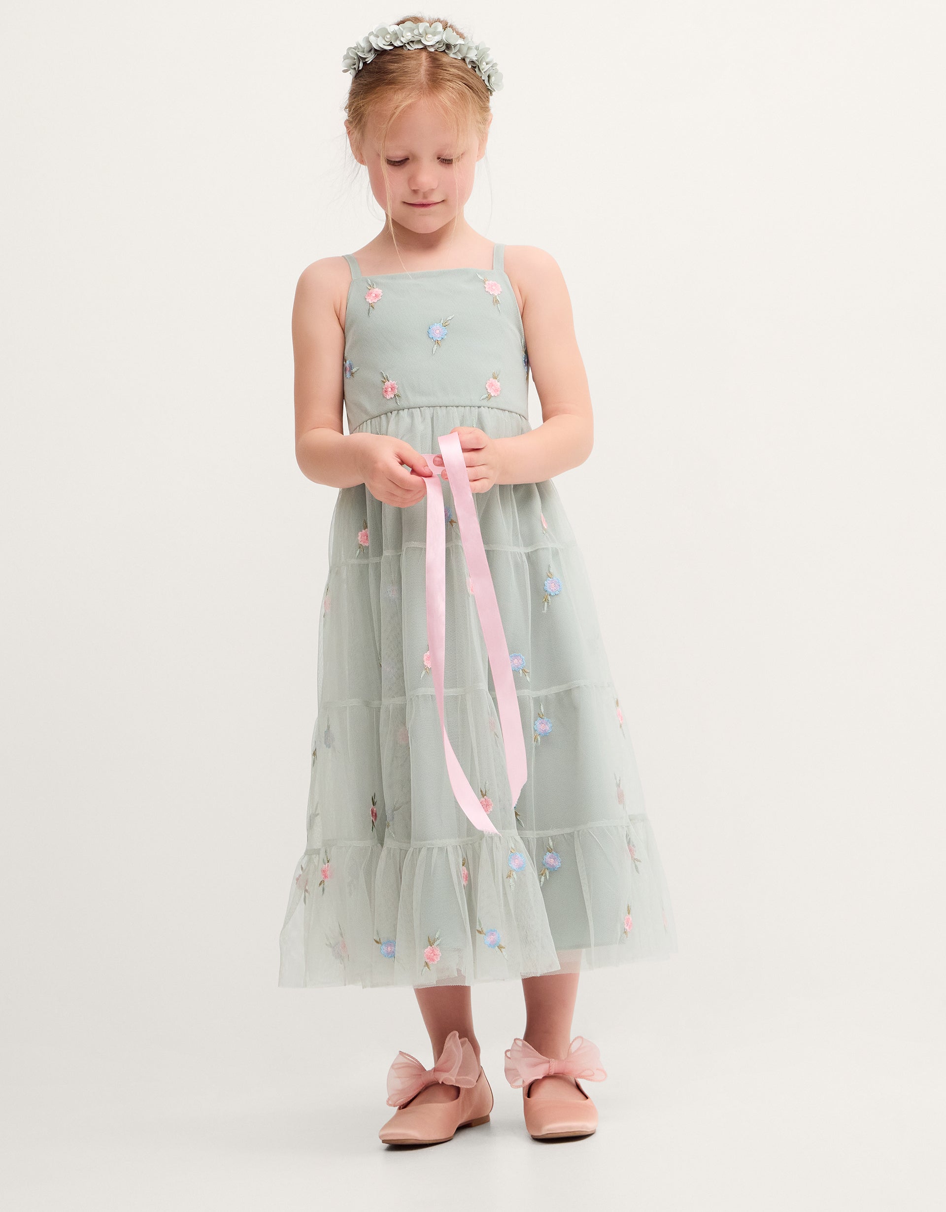 HALJINA - LUNA EMB THEA MAXI DRESS