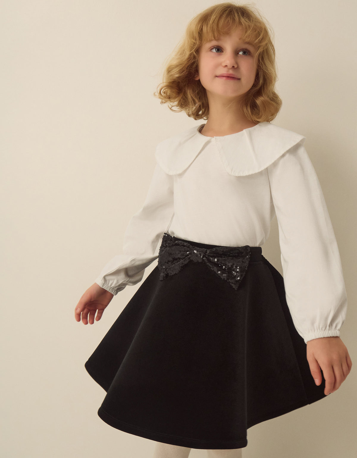 SUKNJA - VELVET SCUBA CIRCLE SKIRT