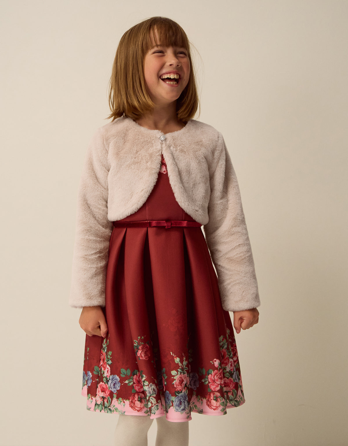 BOLERO - LARA BOW FAUX FUR COVERUP