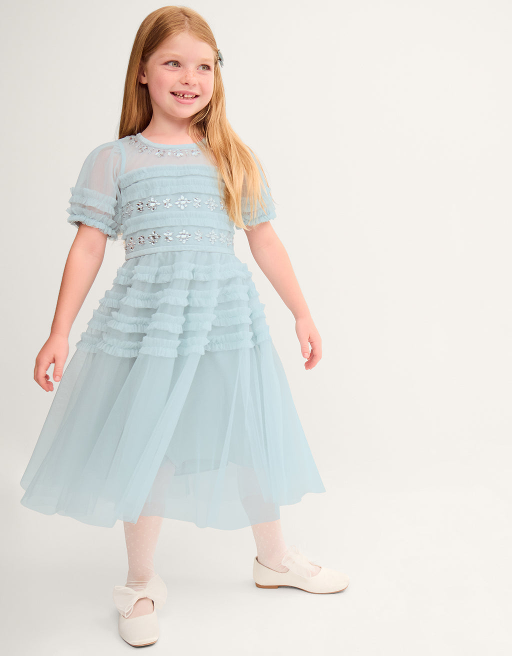 HALJINA - NATALIA RUFLY SPRKLY DRES