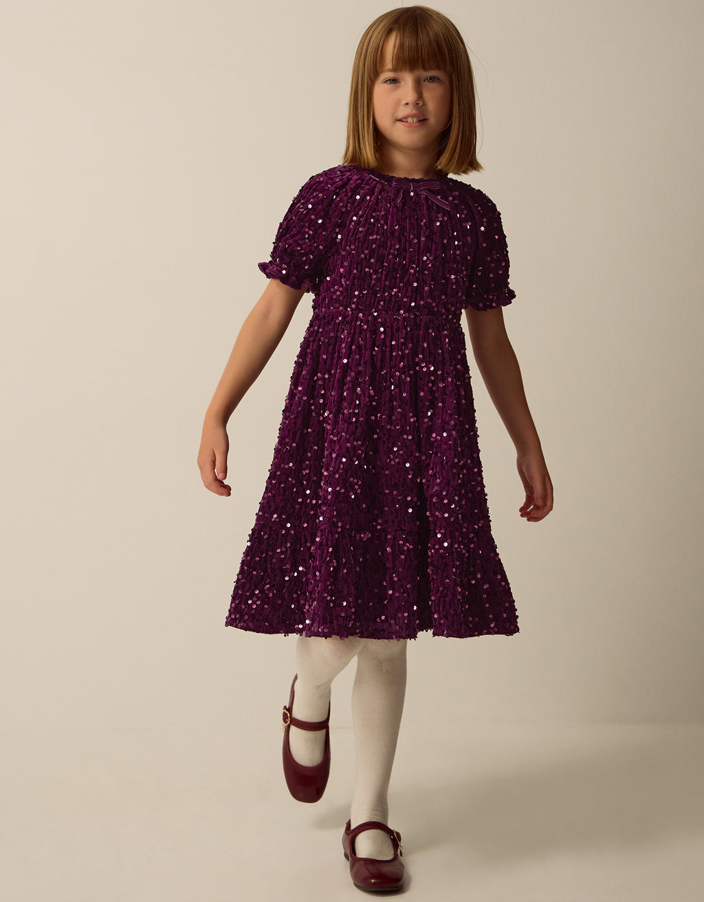 HALJINA - FENELLA SEQUN VELVET DRES