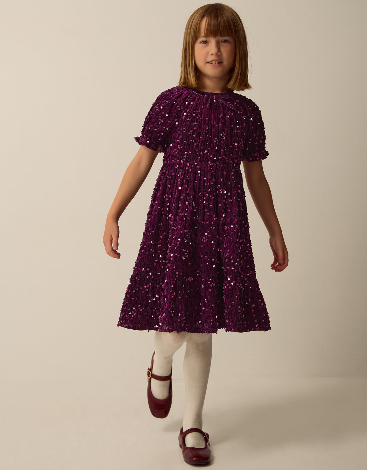 HALJINA - FENELLA SEQUN VELVET DRES
