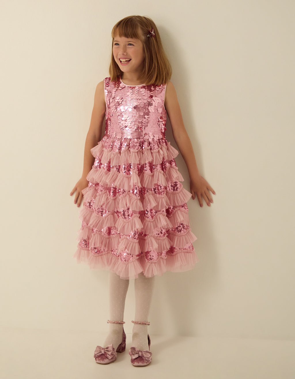 HALJINA - RIPLE SQN RUFLE SKRT DRES