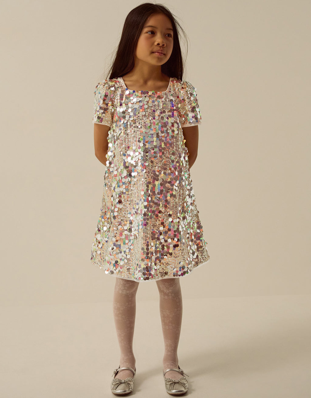 HALJINA - ZOE RAINBOW SEQUIN DRESS
