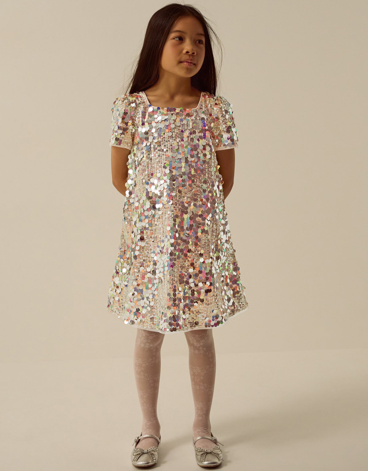 HALJINA - ZOE RAINBOW SEQUIN DRESS
