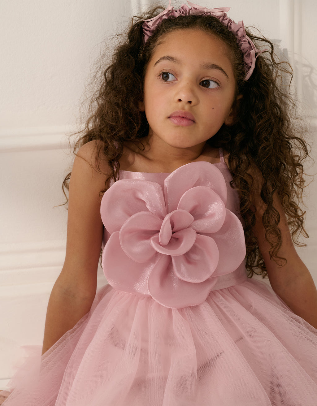 HALJINA - ANNABELLE PINK 3D FLOWER