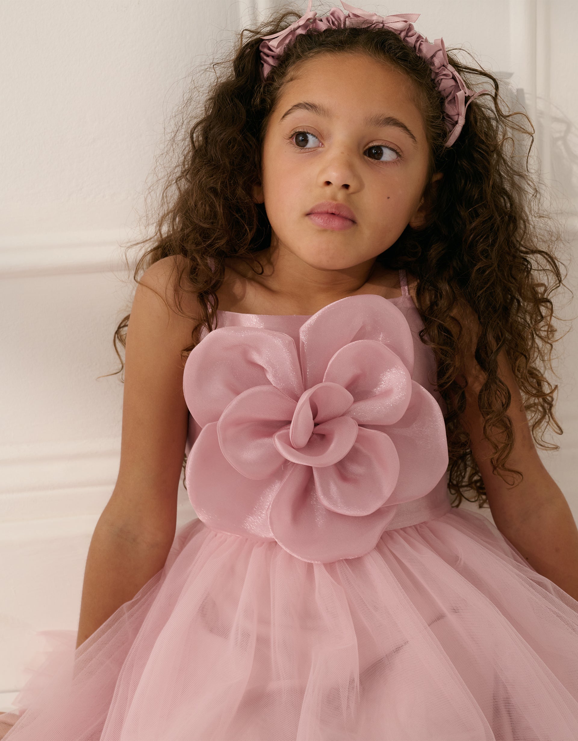 HALJINA - ANNABELLE PINK 3D FLOWER
