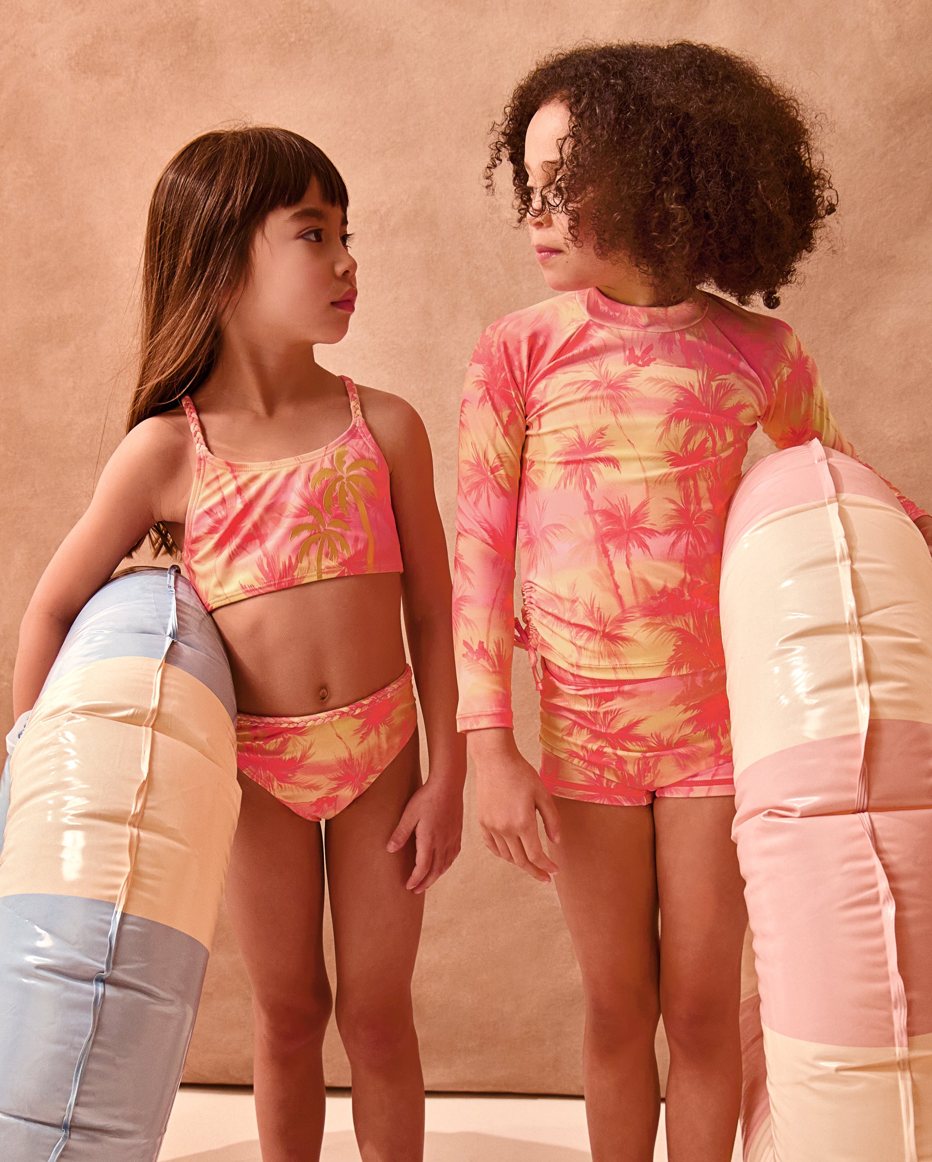 KUPACI KOSTIM  - OMBRE PALM 2PC UPF SET