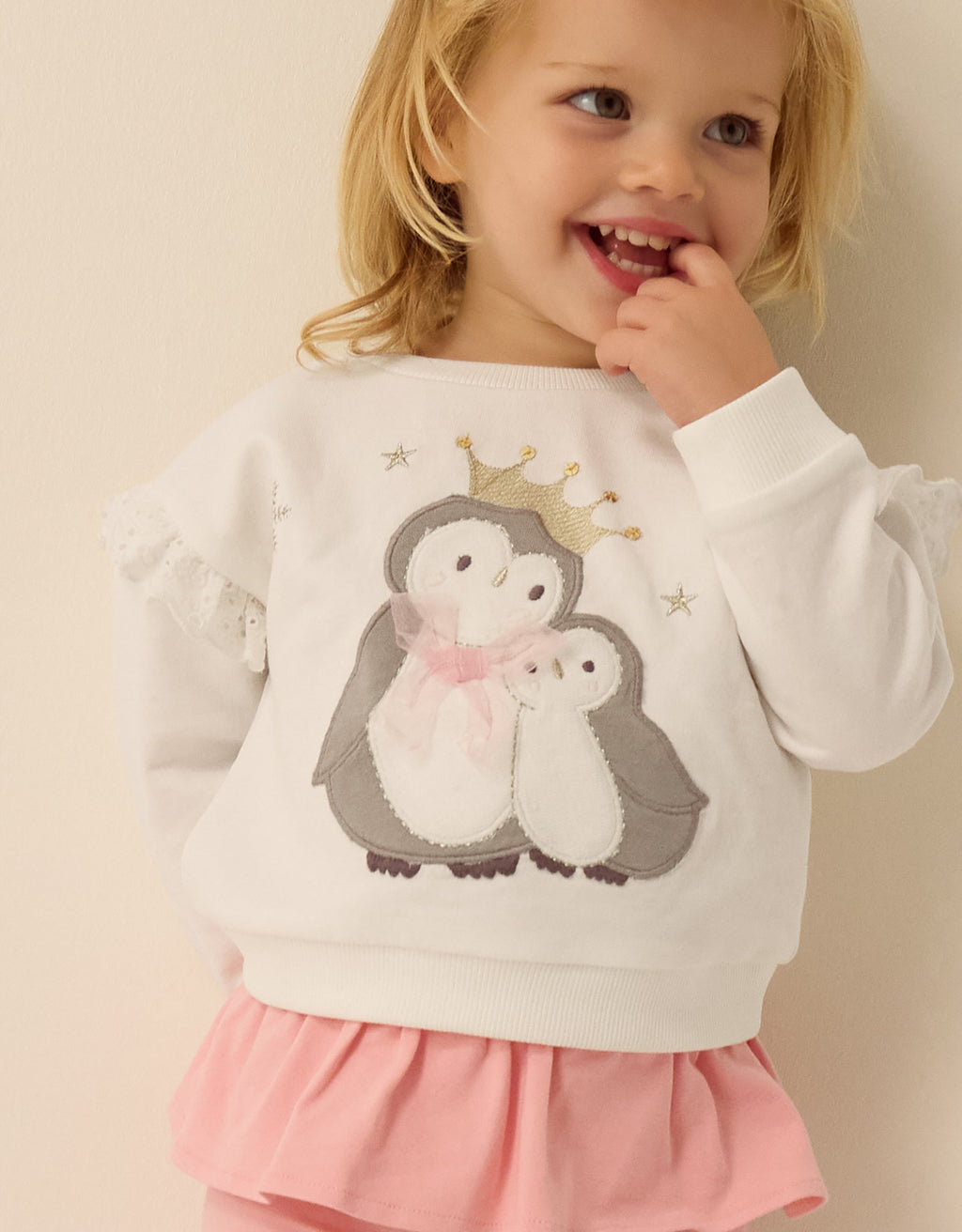 SET - XMAS PNGUN SWT TOP & LEGN