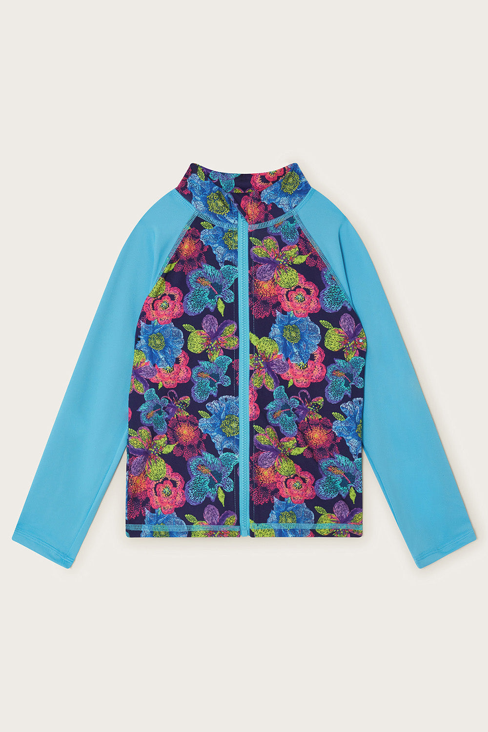 KUPACI KOSTIM - SKETCHY FLORAL UPF50 TOP