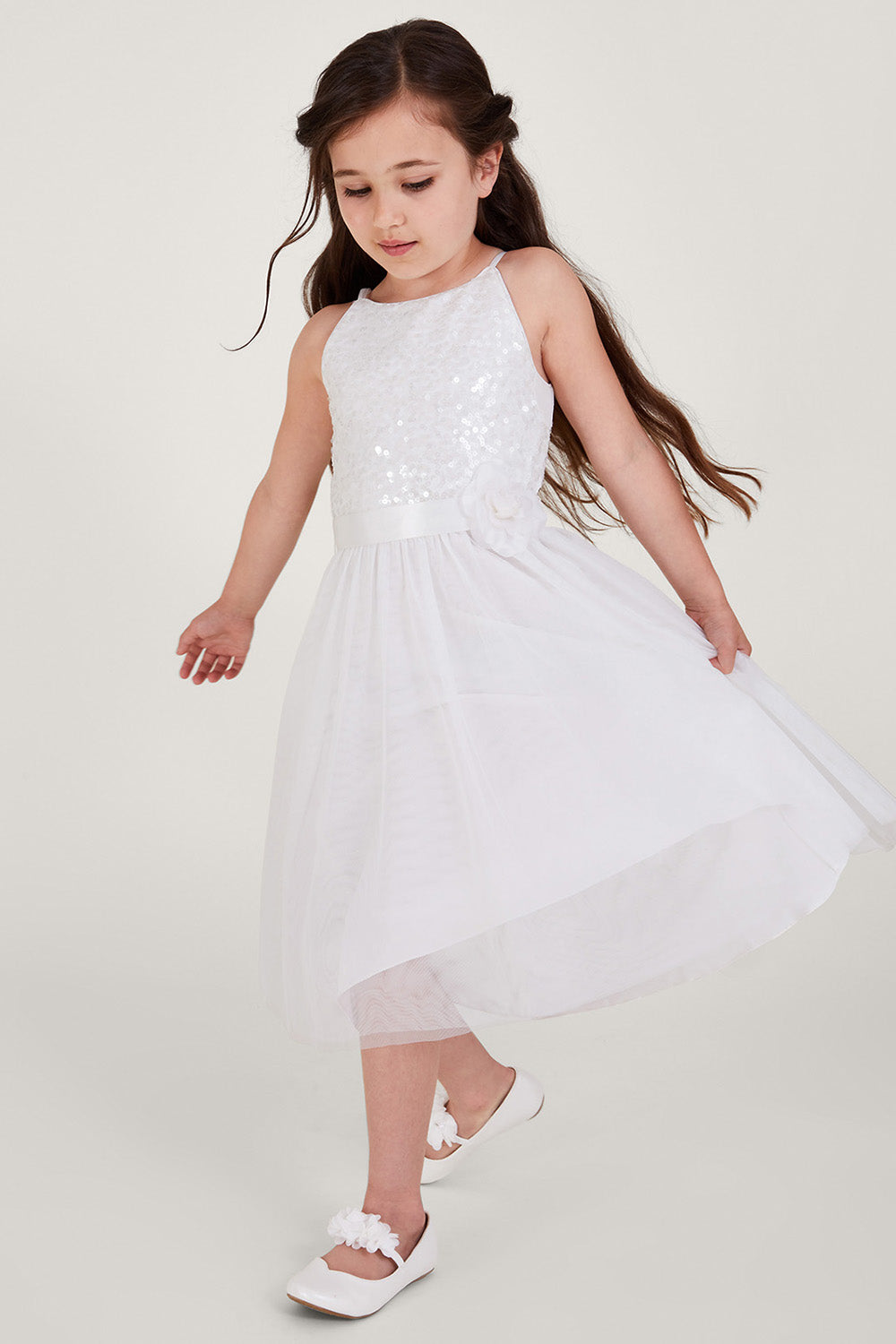 HALJINA - IVORY SEQUIN TRUTH MAXI B