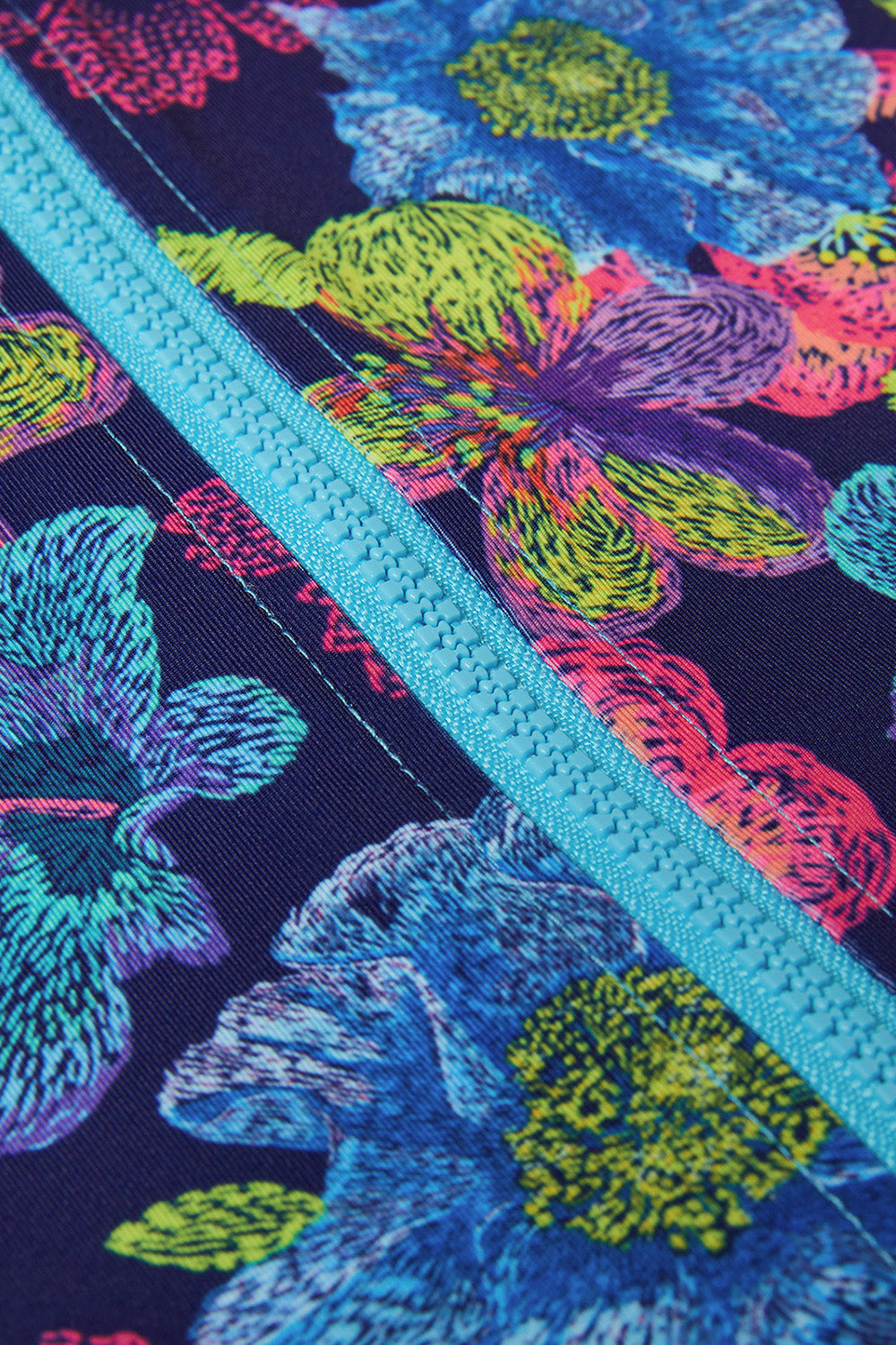 KUPACI KOSTIM - SKETCHY FLORAL UPF50 TOP