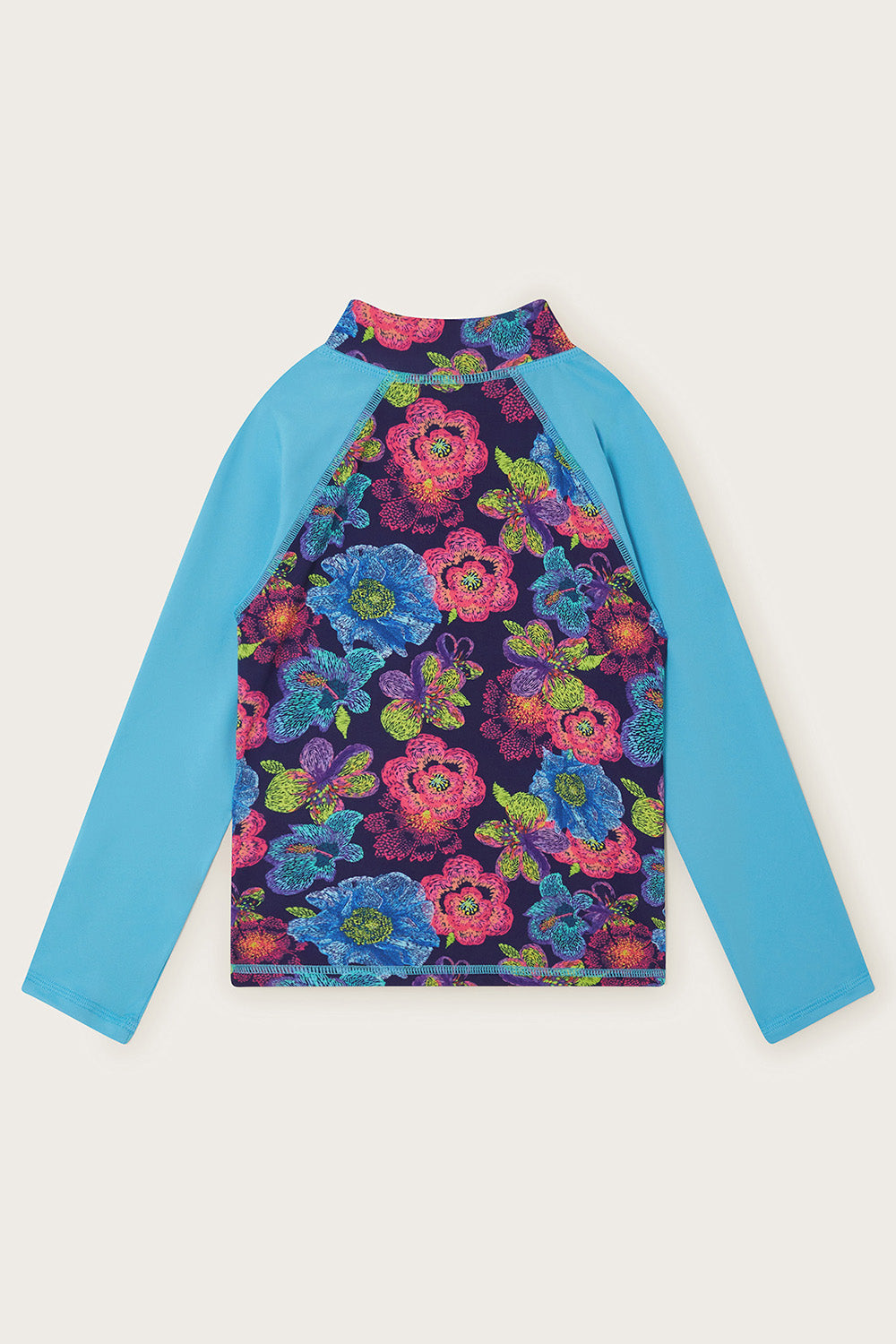 KUPACI KOSTIM - SKETCHY FLORAL UPF50 TOP