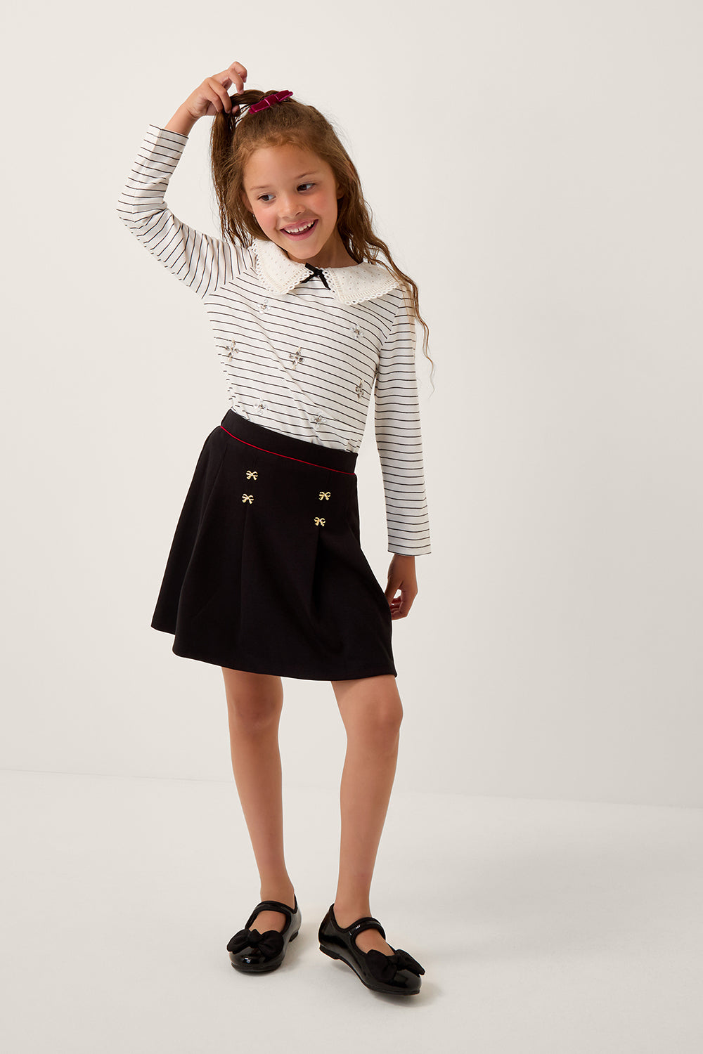 SUKNJA - BOW PLEAT POINTE SKIRT